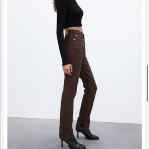 ZARA BROWN JEANS